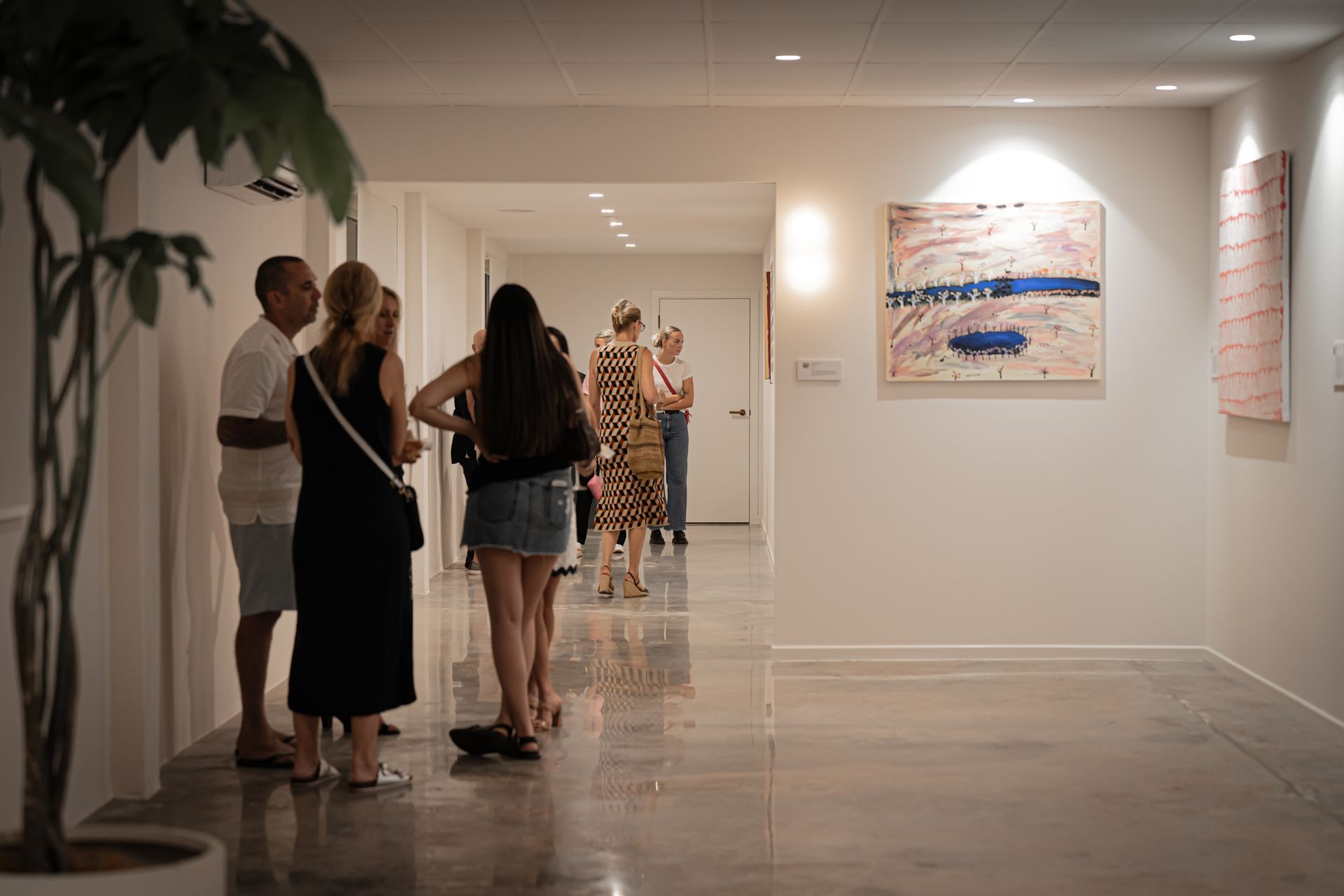 Gallery interior at Studio 29 Cairns showing exhibition layout