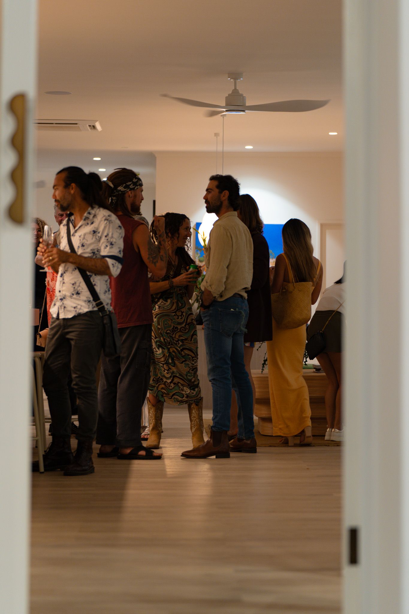 Event atmosphere at Studio 29 Cairns during We Are Wati exhibition