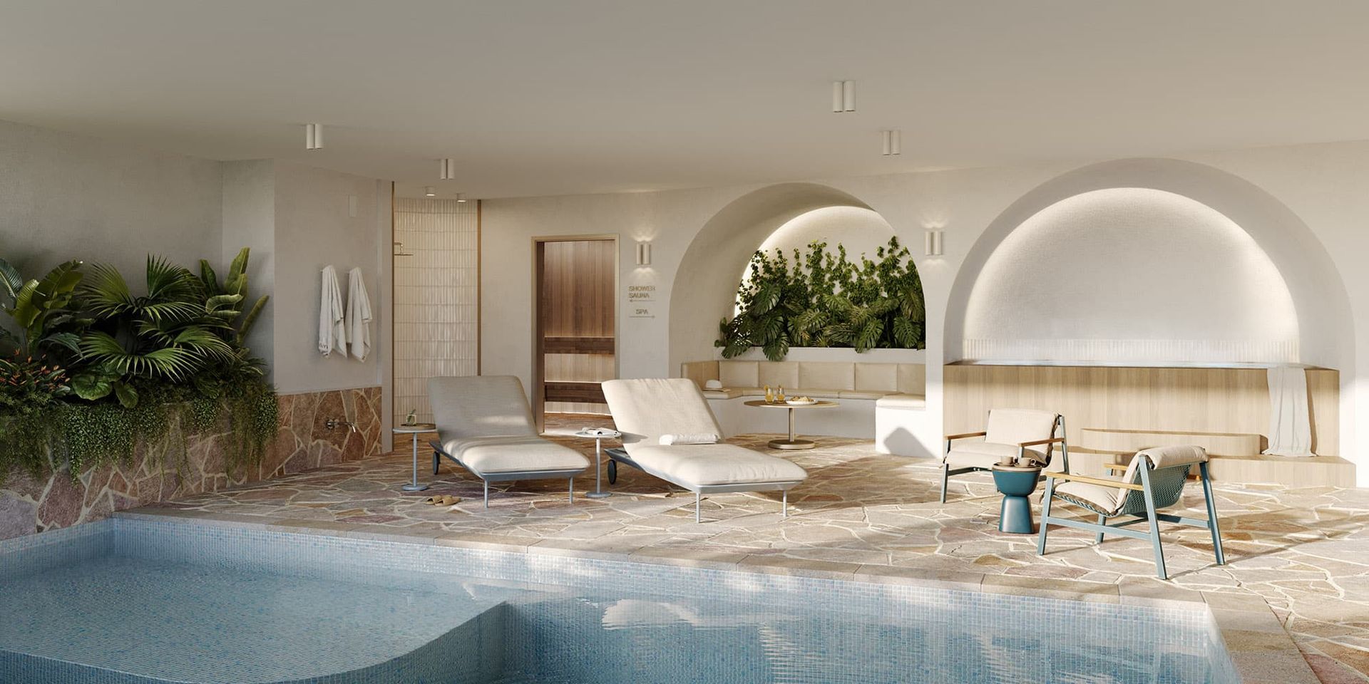 There Is A Swimming Pool In The Middle Of The Room β Harrison Development Group In Surfers Paradise, QLD