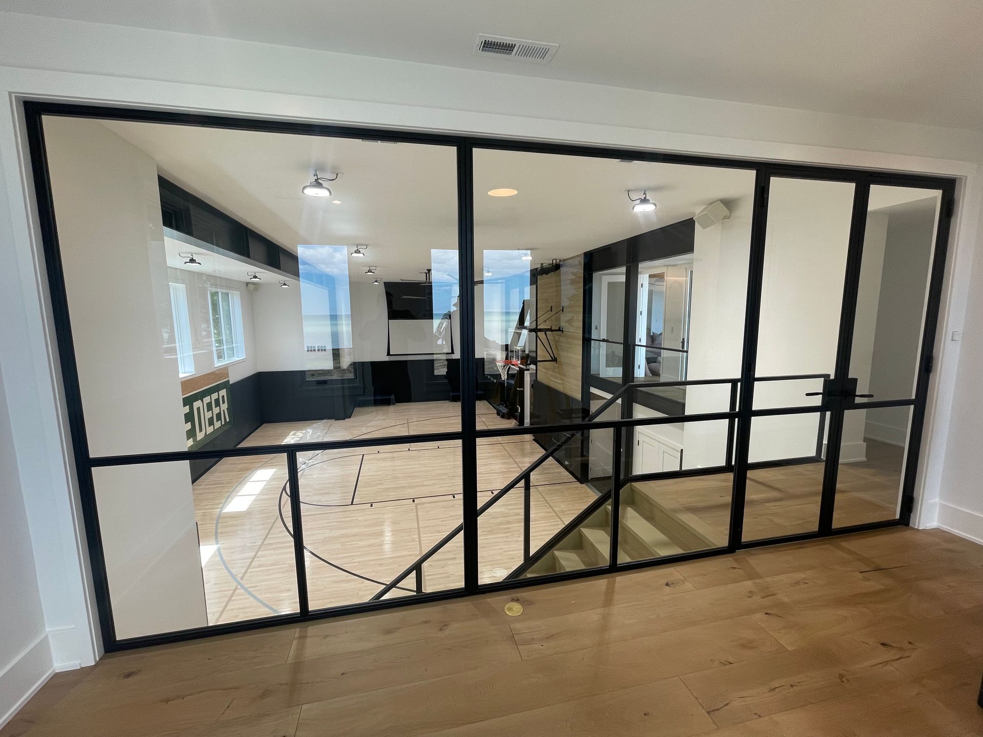 Glass door hardware options