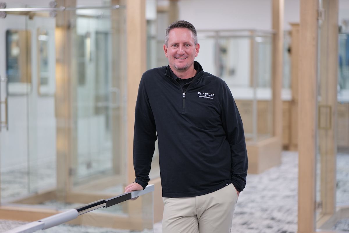 Owner of Wingspan Shower Door and Glass, Matt Maurice.