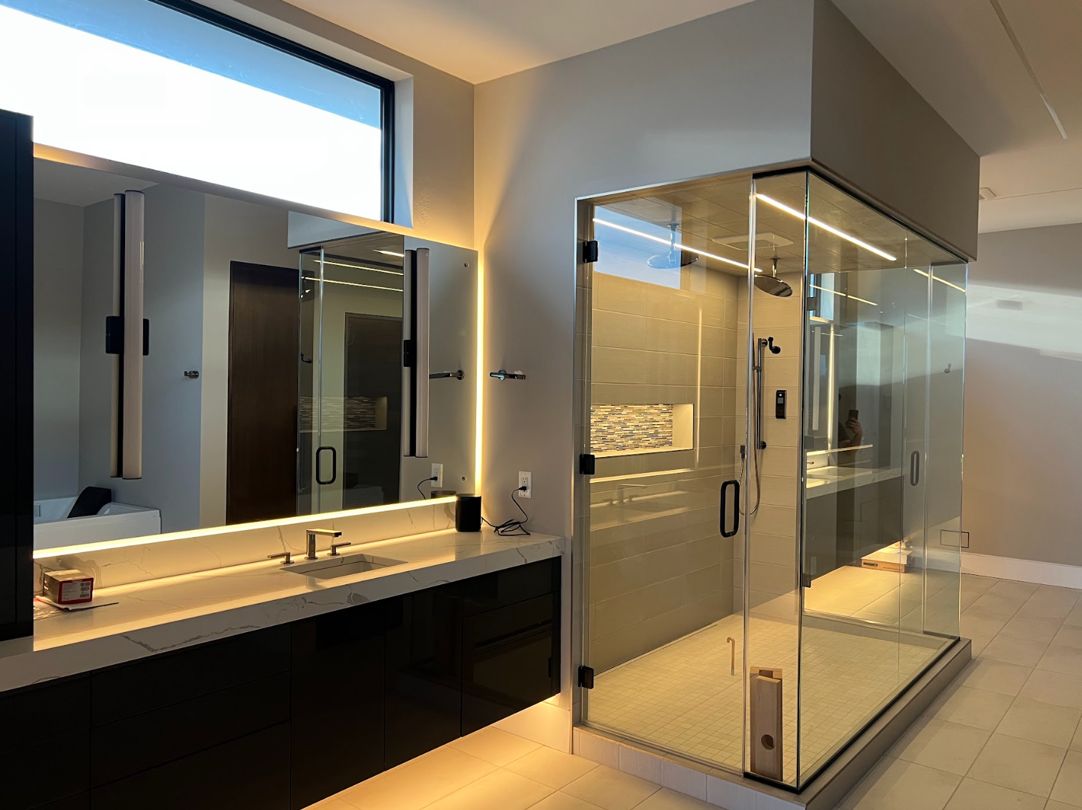 Glass door hardware options