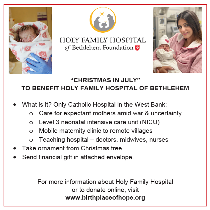 Please pick up a card from our "Christmas Tree" in the gathering space.