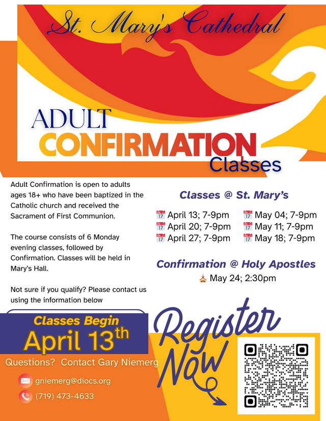 Confirmation Programs Catholic Adult Confirmation