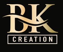 A logo for a company called bk creation