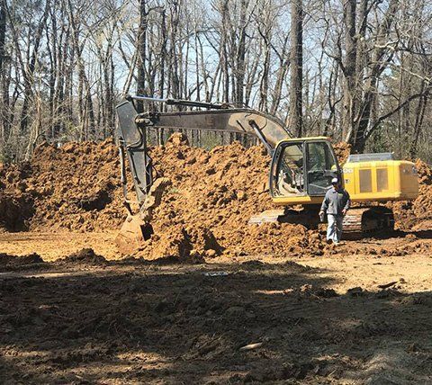 Construction Projects — Excavator  in Jonesboro, AR
