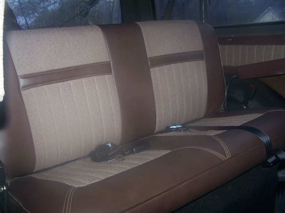 Brown Backseat — AAA Quality Upholstery And Trim, LLC