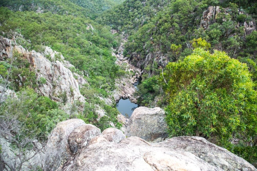 A View Of A River Surrounded By Trees From A Rocky Cliff — Highfields Antennas In Cabarlah, QLD