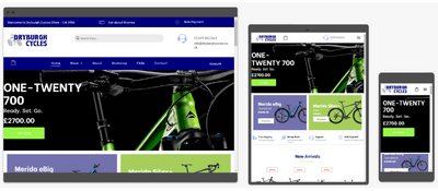 Dryburgh Cycles Website by Be On Purpose