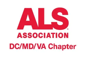 ALS Association DC/MD/VA Chapter logo in red on white: 