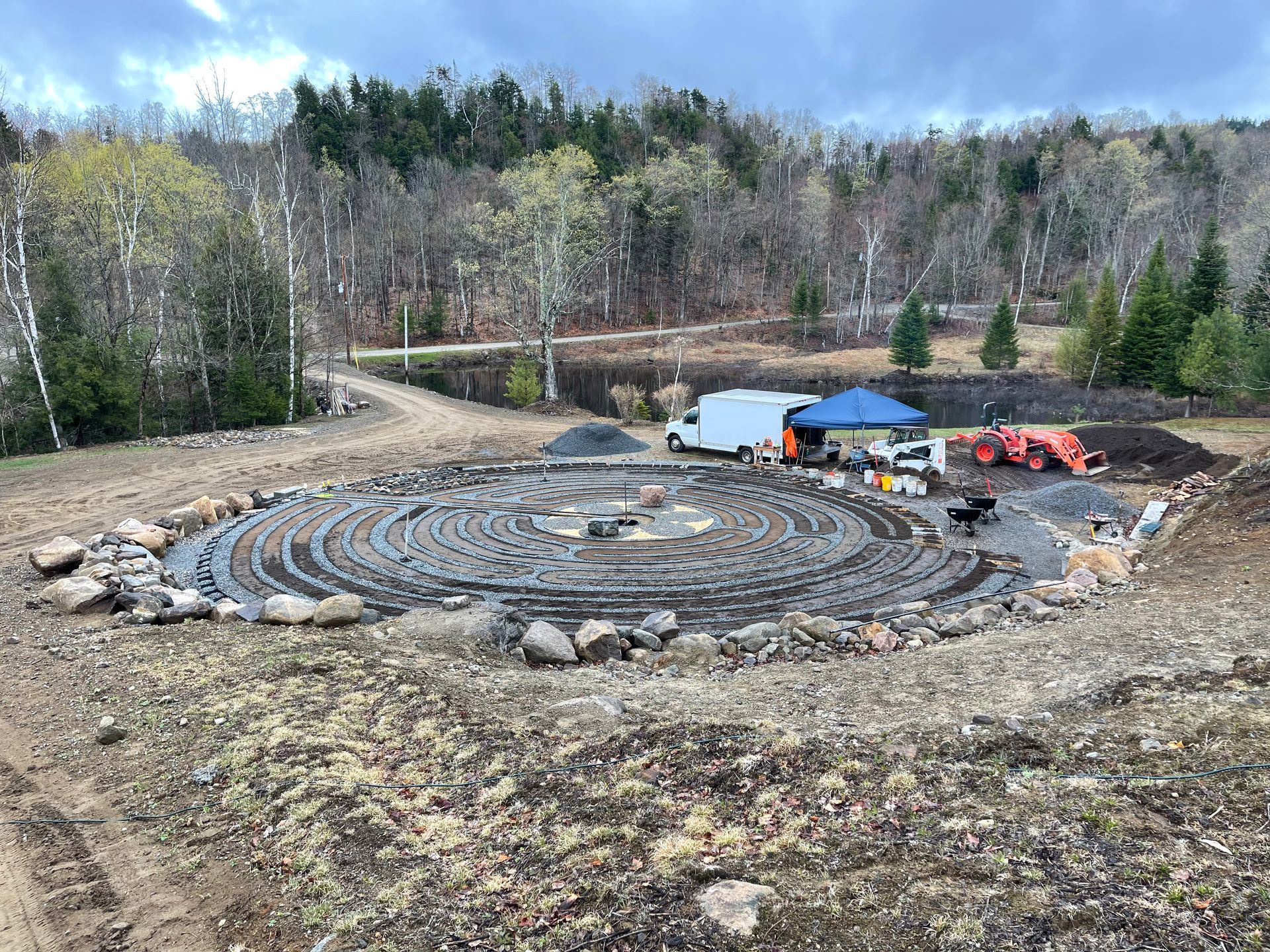 Image of labyrinth in april 20223
