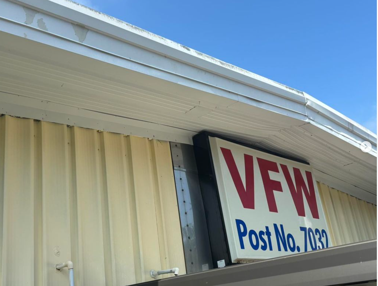 A building with a sign that says vfw post no 7029