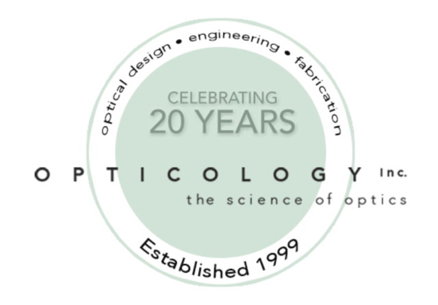 Opticology 20 Years In Business Logo