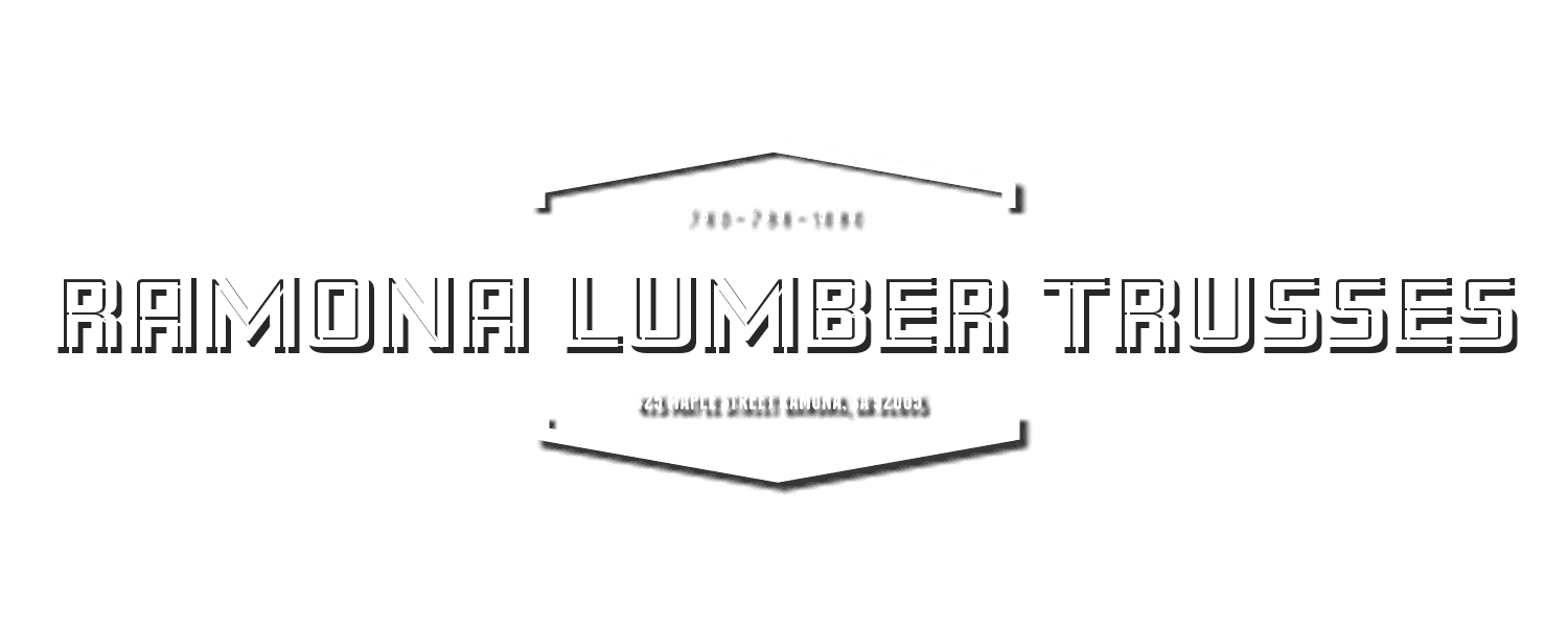 A logo for a company called hammond lumber trusses.