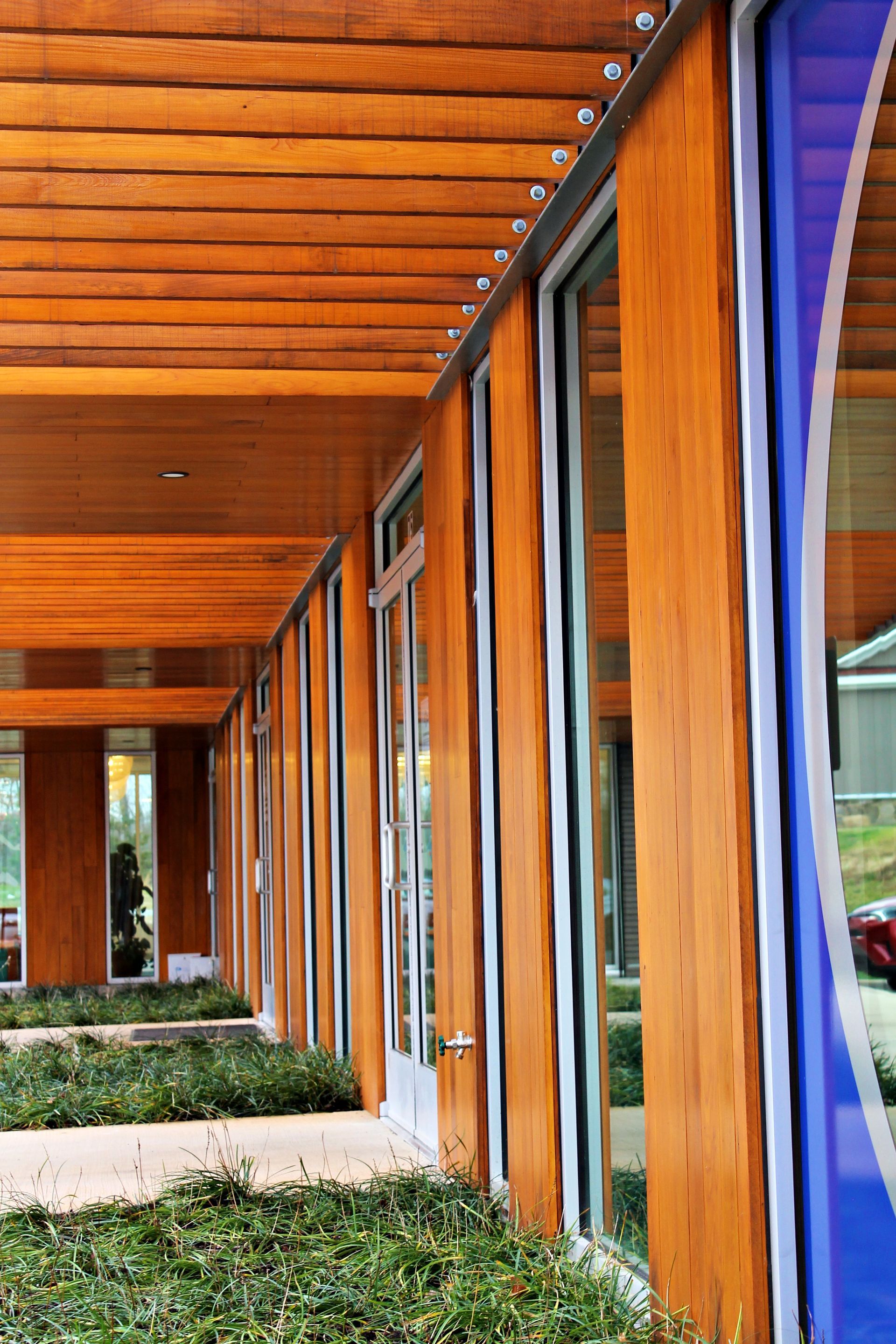 A commercial building