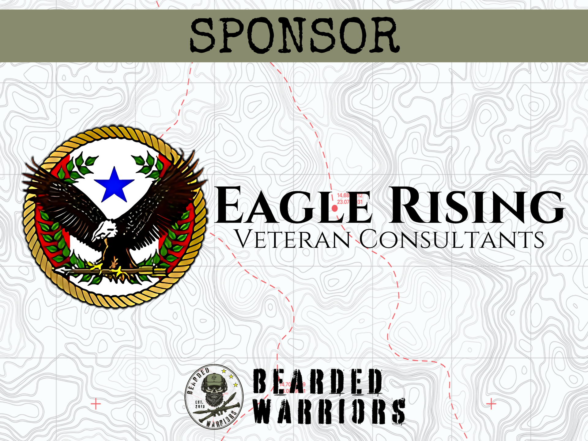Sponsor logo: Eagle Rising Veteran Consultants,.