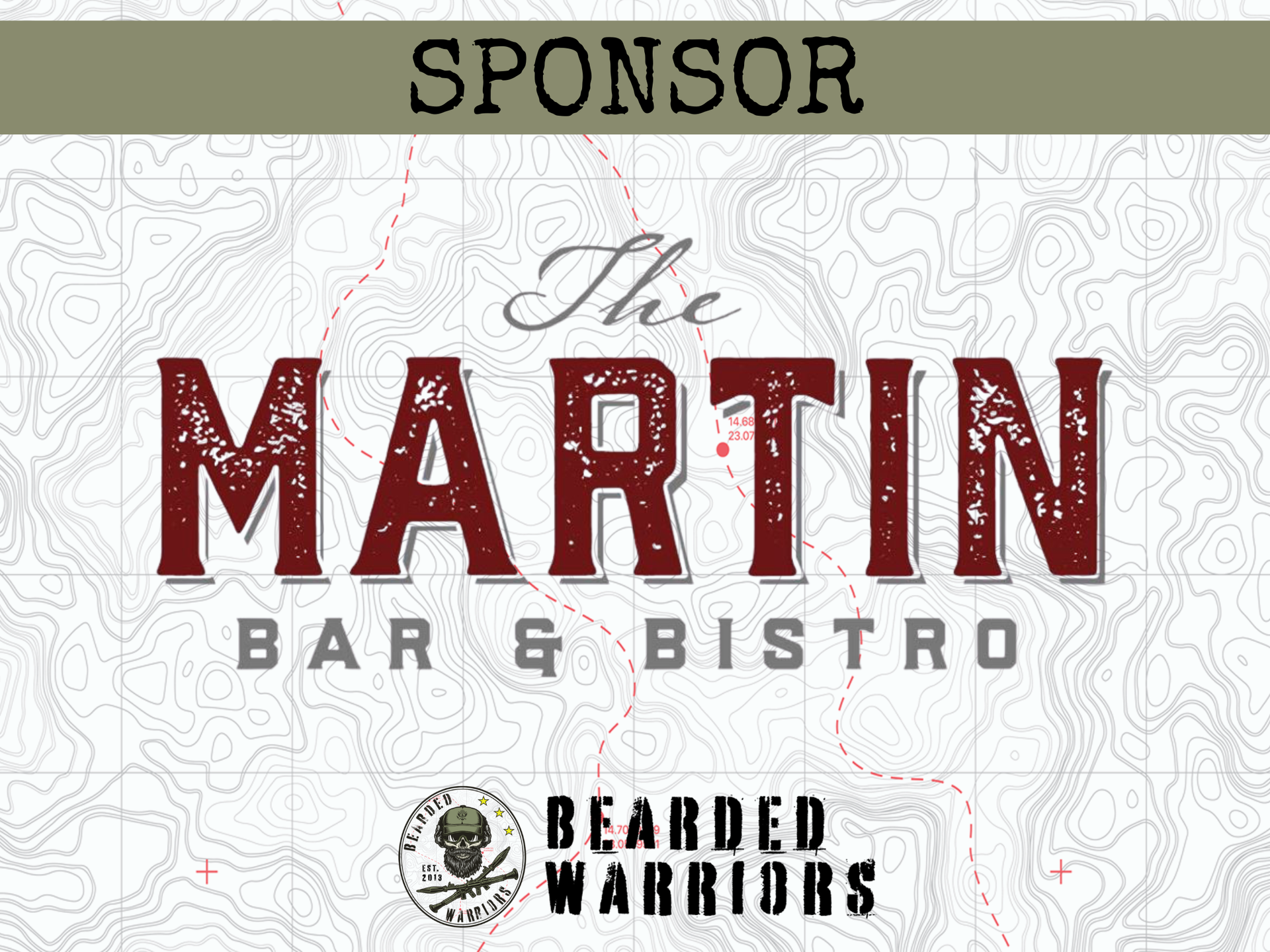 Sponsor advertisement for The Martin Bar & Bistro