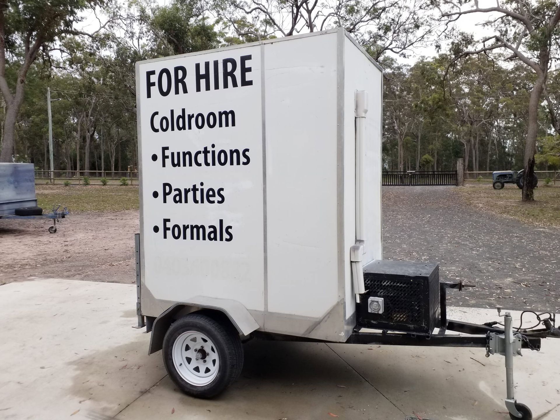 Cold Room Box Trailer — Drop Deck Trailers In Bundaberg QLD