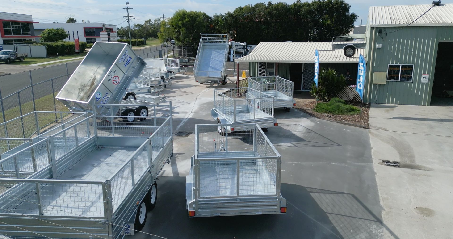 Front Lot Trailers — Drop Deck Trailers In Urangan QLD