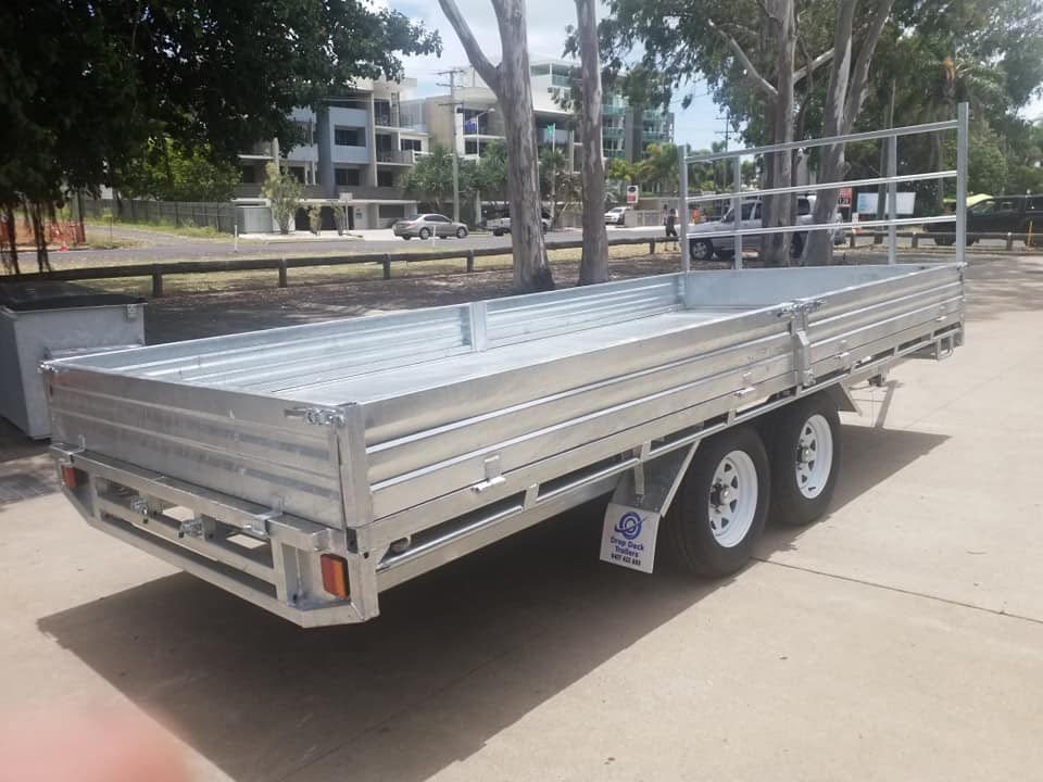 New Extra Heavy Duty Flat Deck Trailer — Drop Deck Trailers In Hervey Bay QLD
