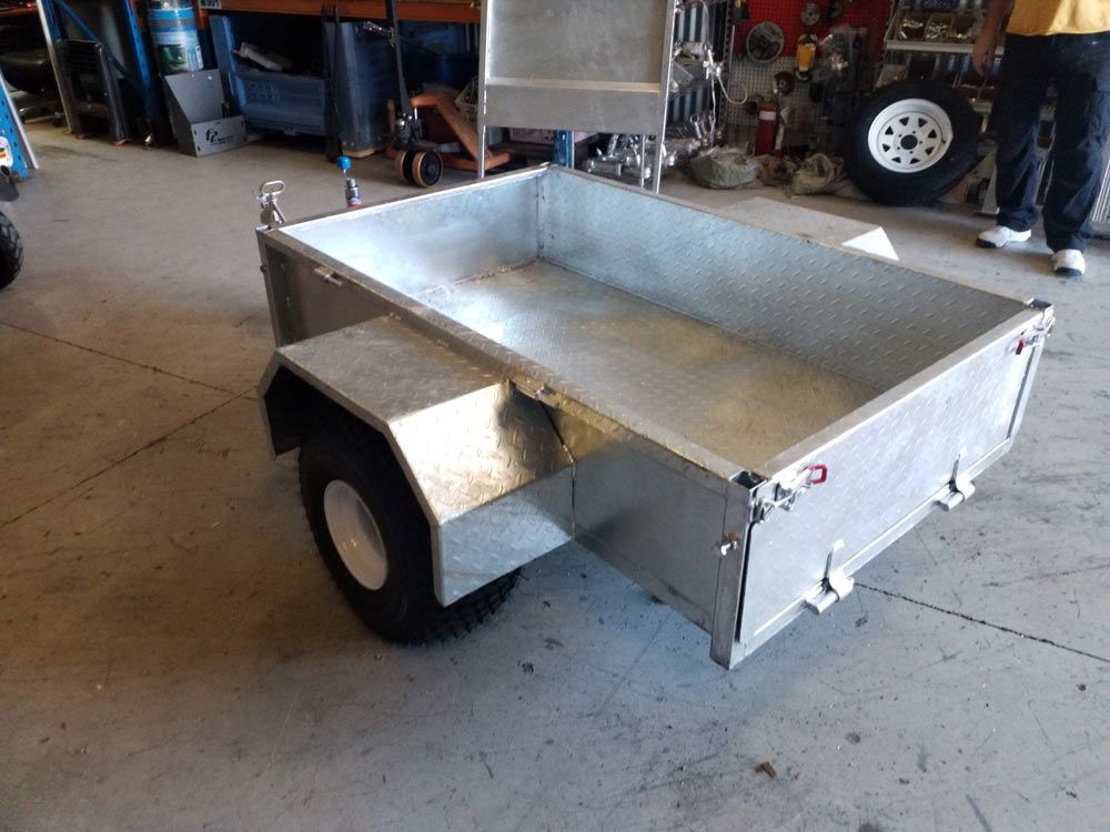 Off Road Single Axle Trailer — Drop Deck Trailers In Hervey Bay QLD