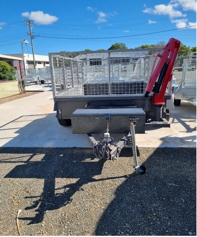 Front View Of Hire Trailer — Drop Deck Trailers In Urangan QLD