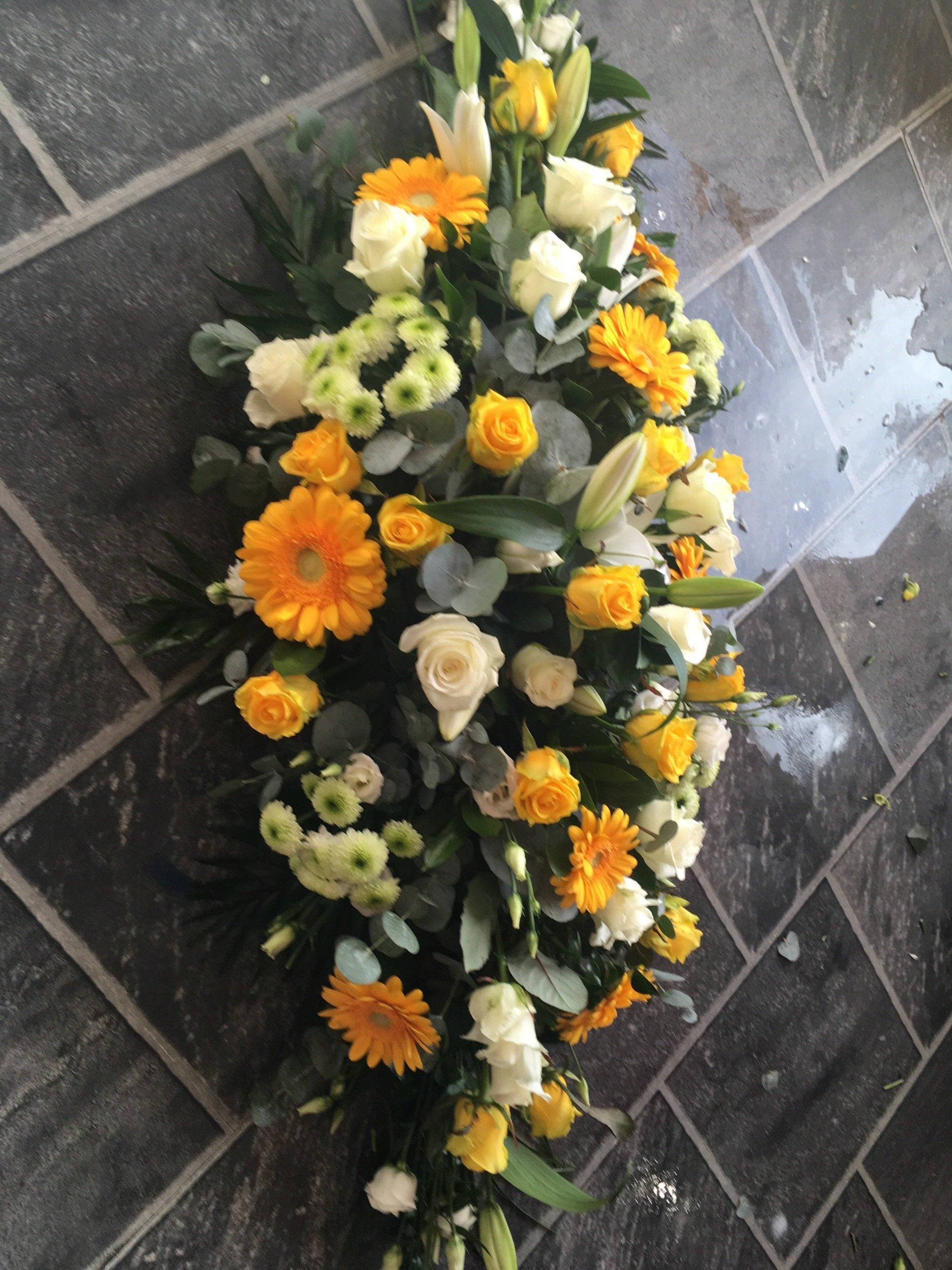 Bespoke funeral flowers Tiger Lily Flowers