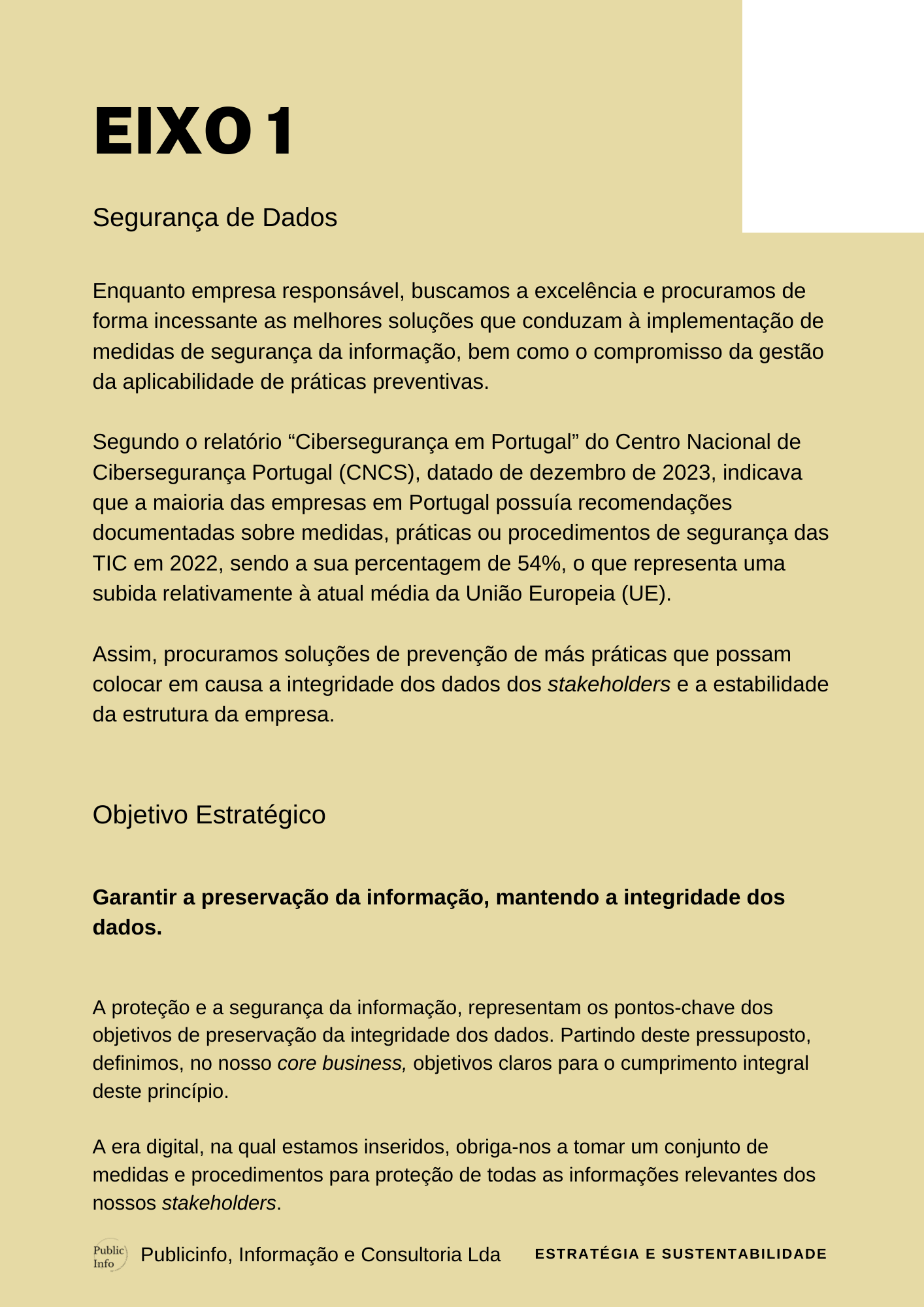 Plano Estratégico de Sustentabilidade PAG 16