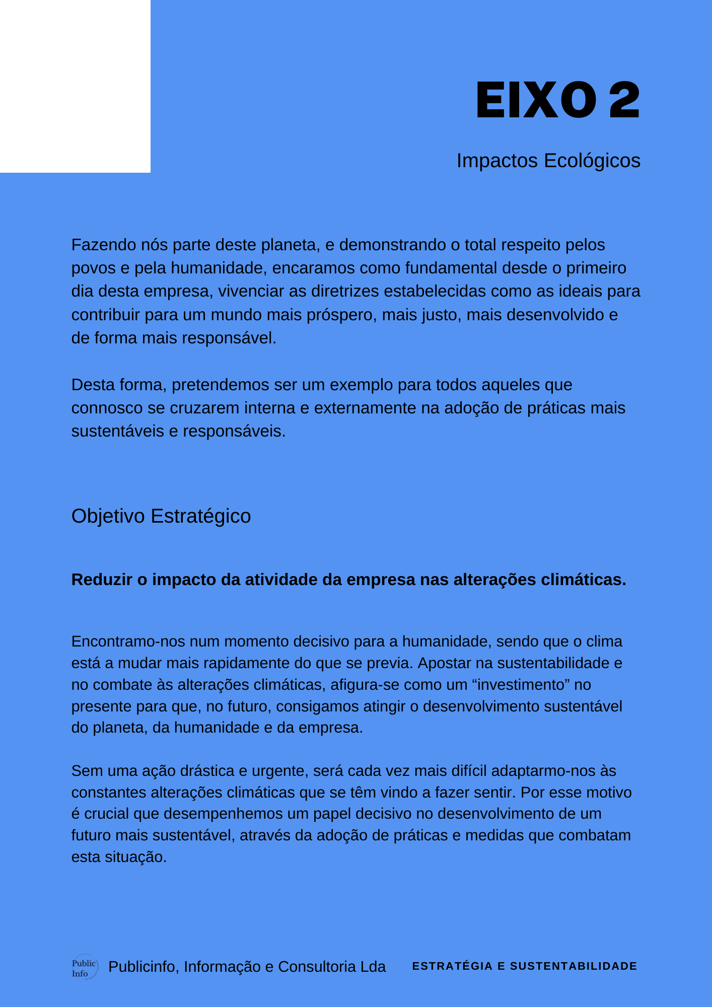 Plano Estratégico de Sustentabilidade PAG 18