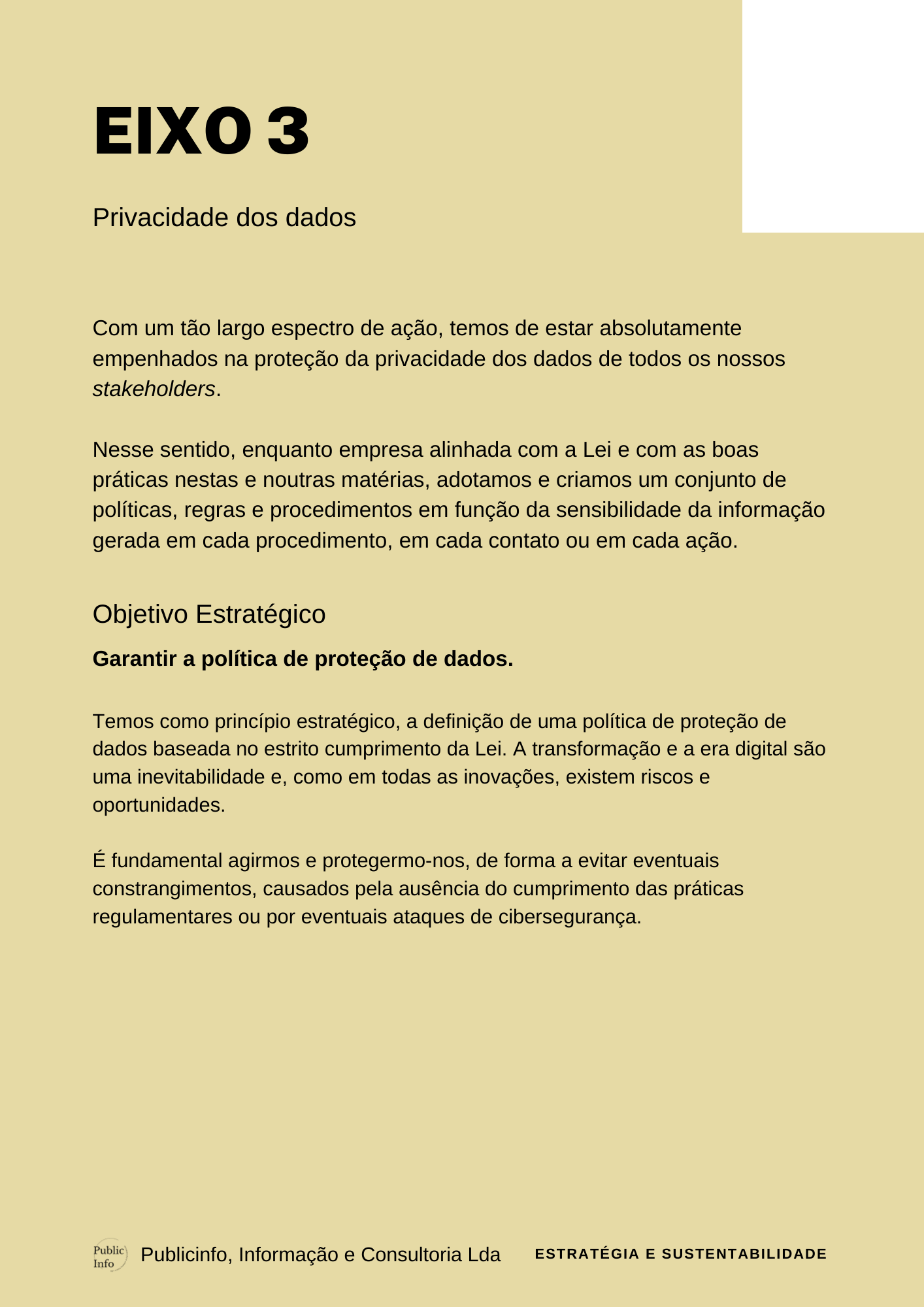 Plano Estratégico de Sustentabilidade PAG 21