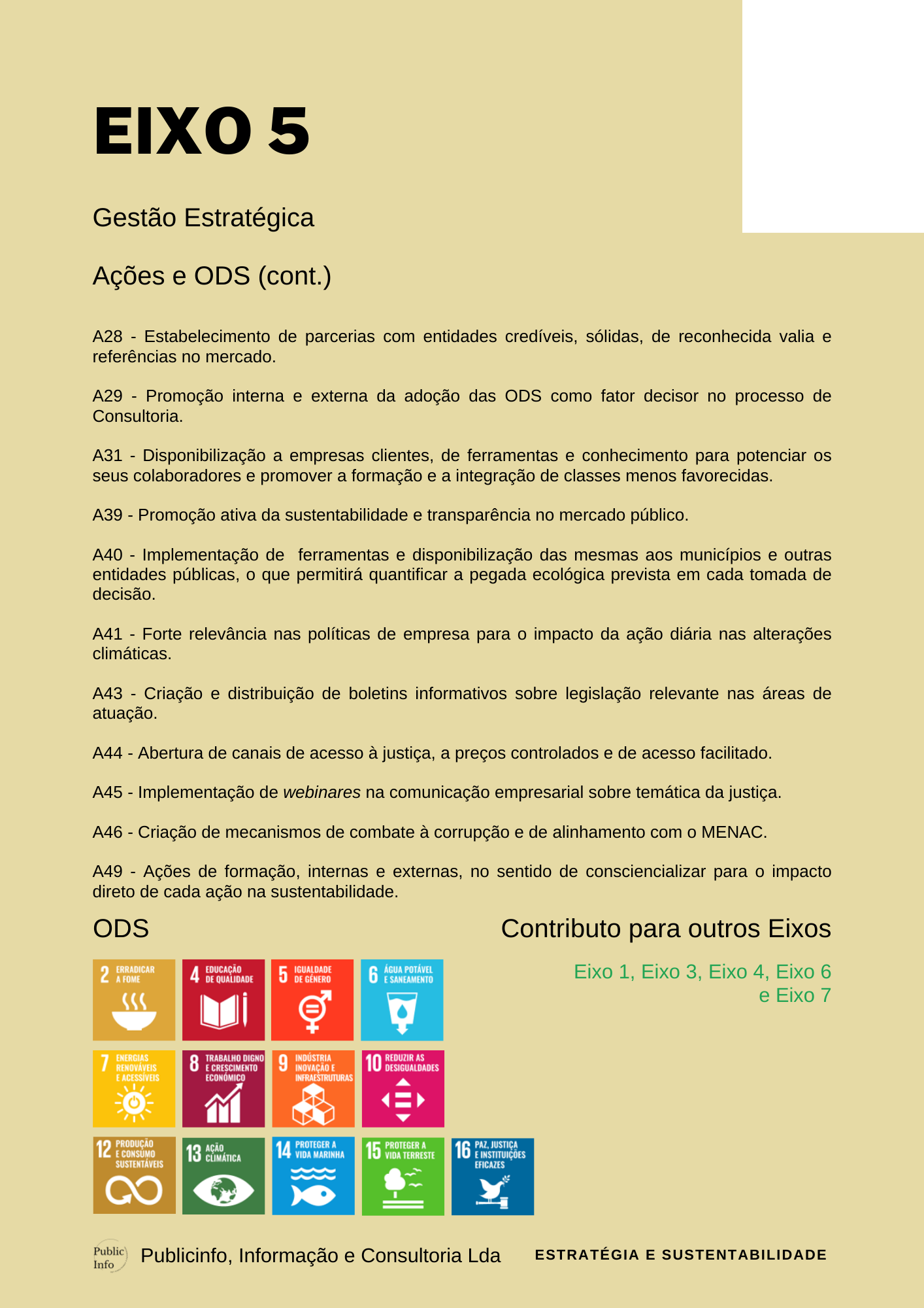 Plano Estratégico de Sustentabilidade PAG 28