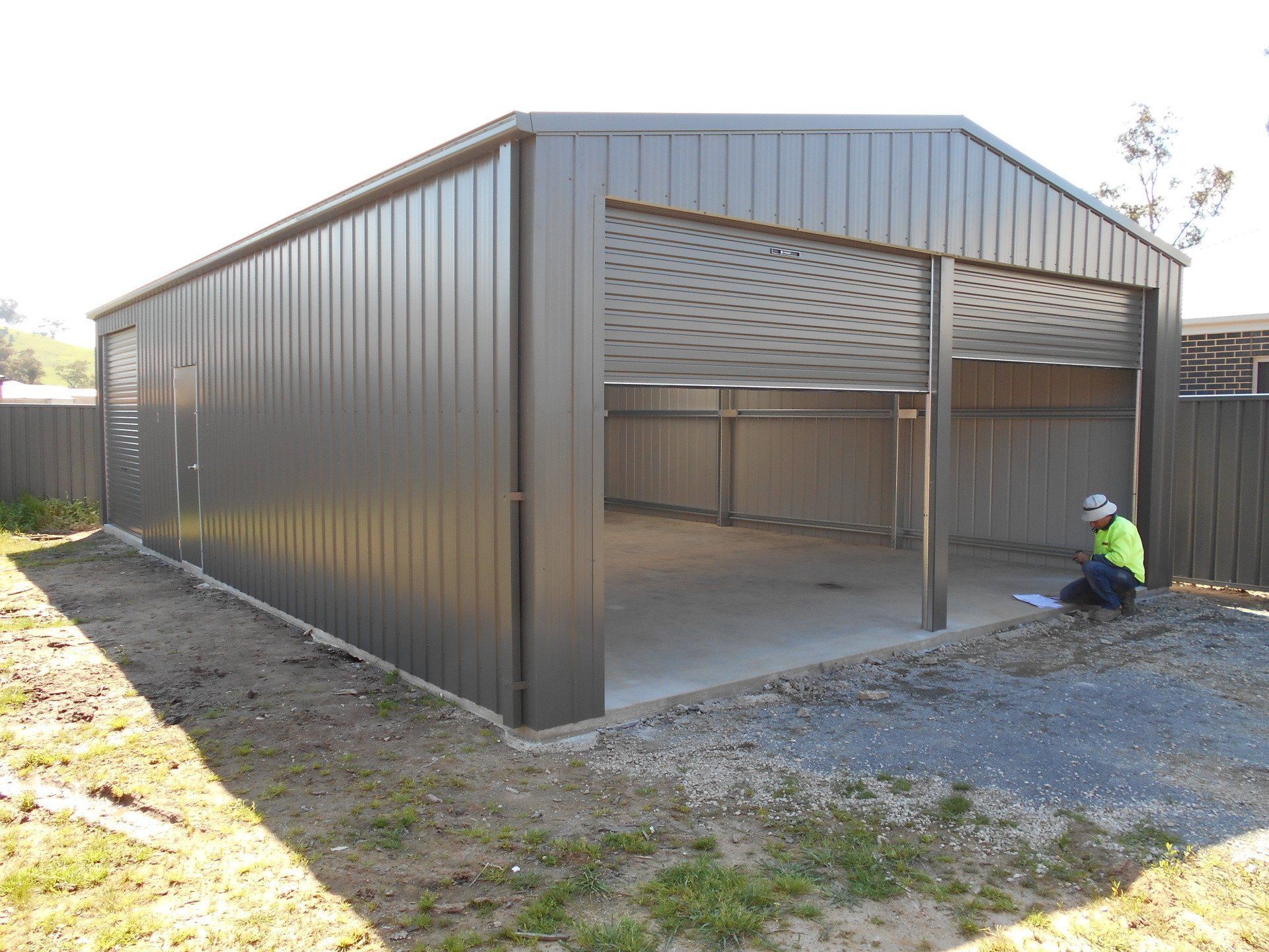 Quality Metal Garage — Albury, NSW, Wodonga, VIC — All Mod Steel Buildings