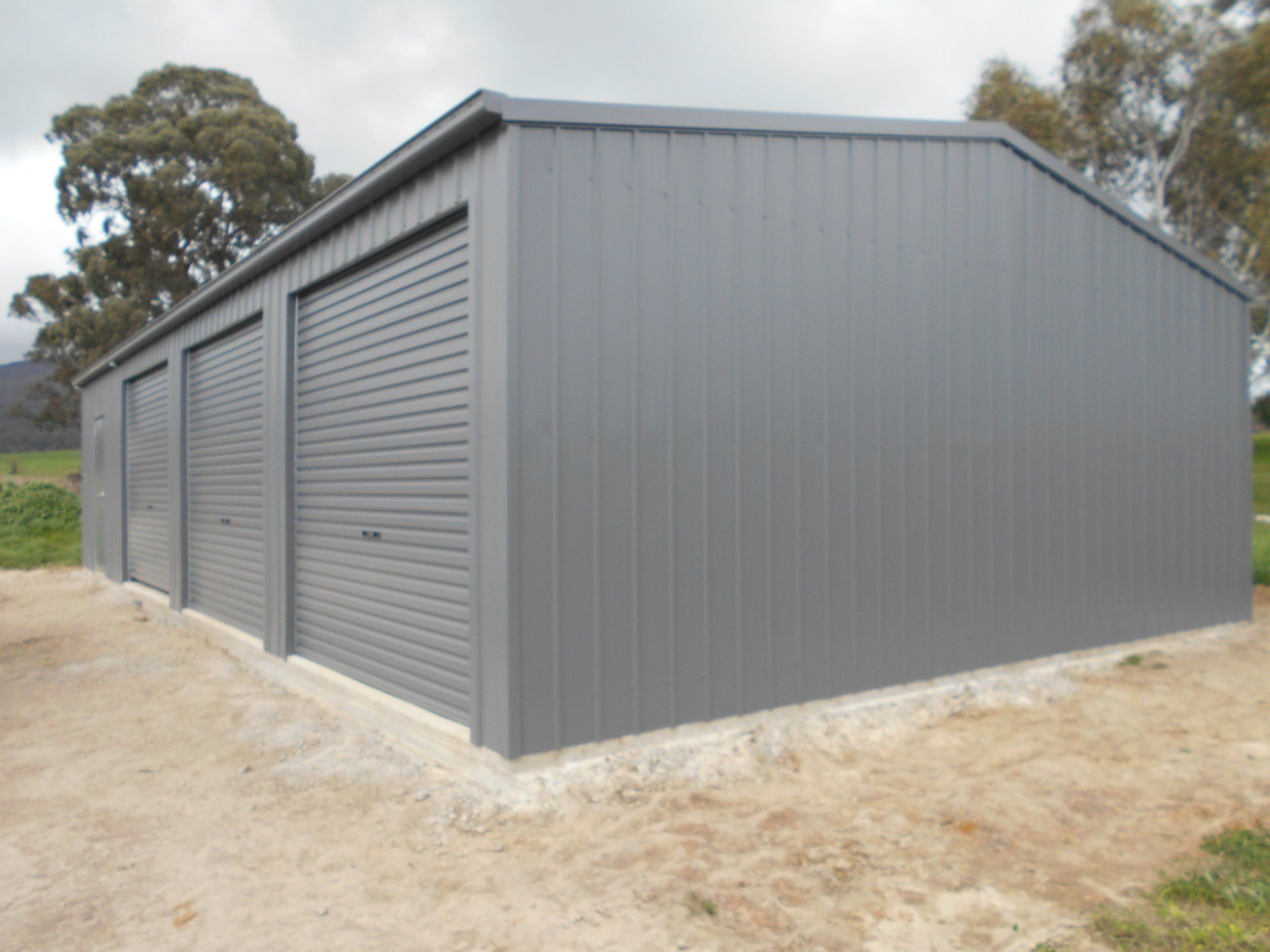 Triple Garages — Albury, NSW, Wodonga, VIC — All Mod Steel Buildings