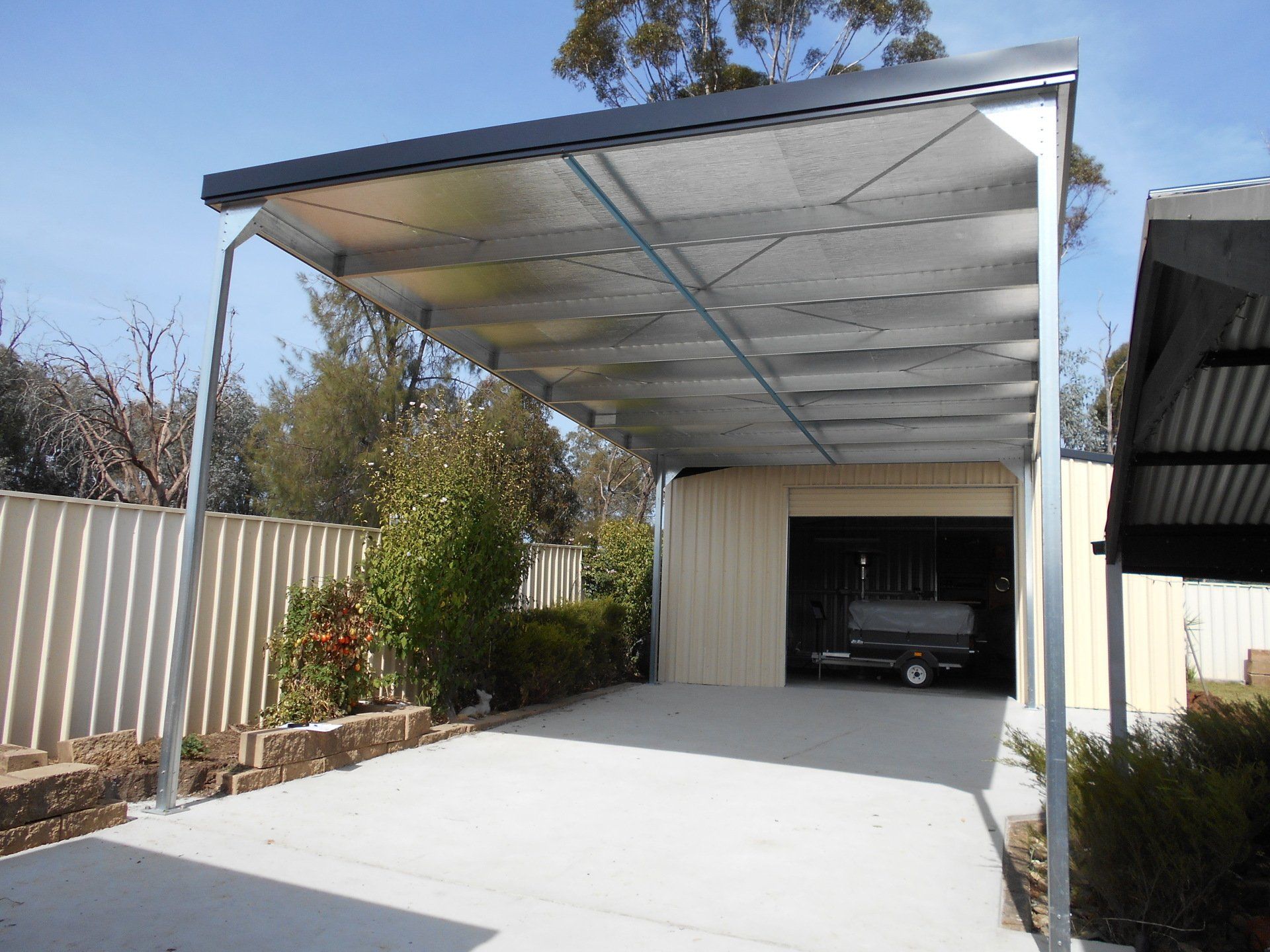 Skillion Steel Sheds Design — Albury, NSW, Wodonga, VIC — All Mod Steel Buildings