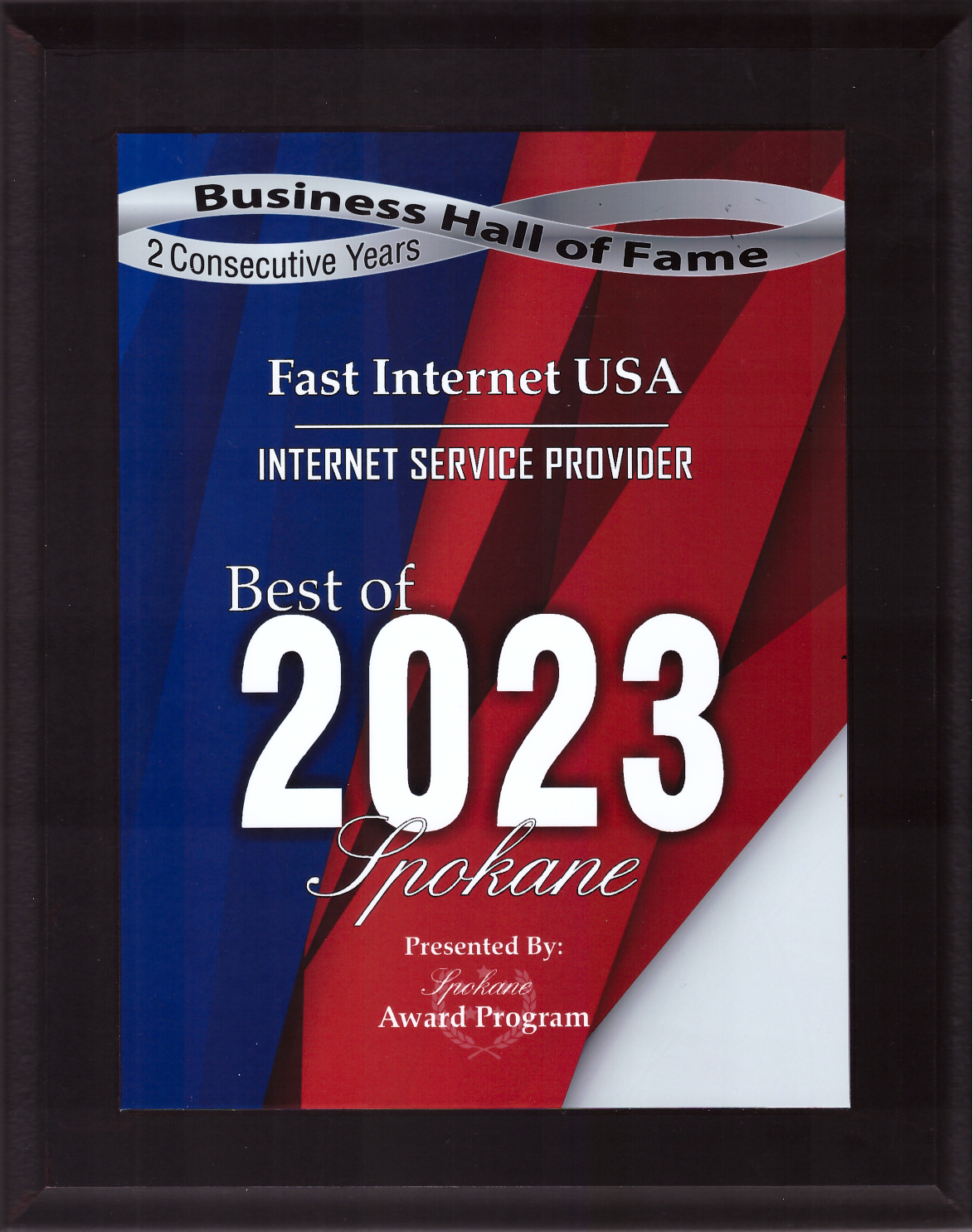 Fast Internet USA Award 2023 | Spokane, WA | Fast Internet USA, Inc.