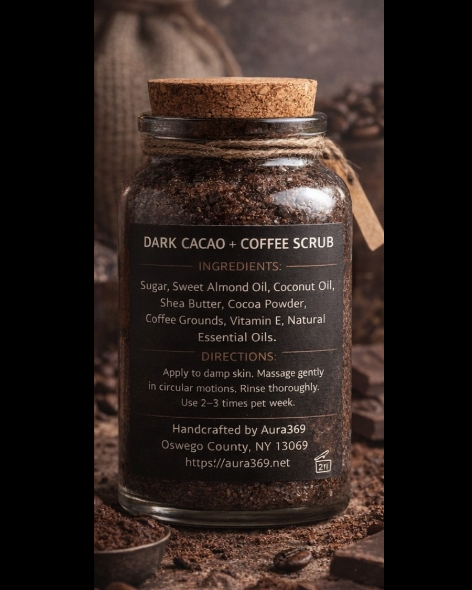Dark Cacao & Coffee scrub