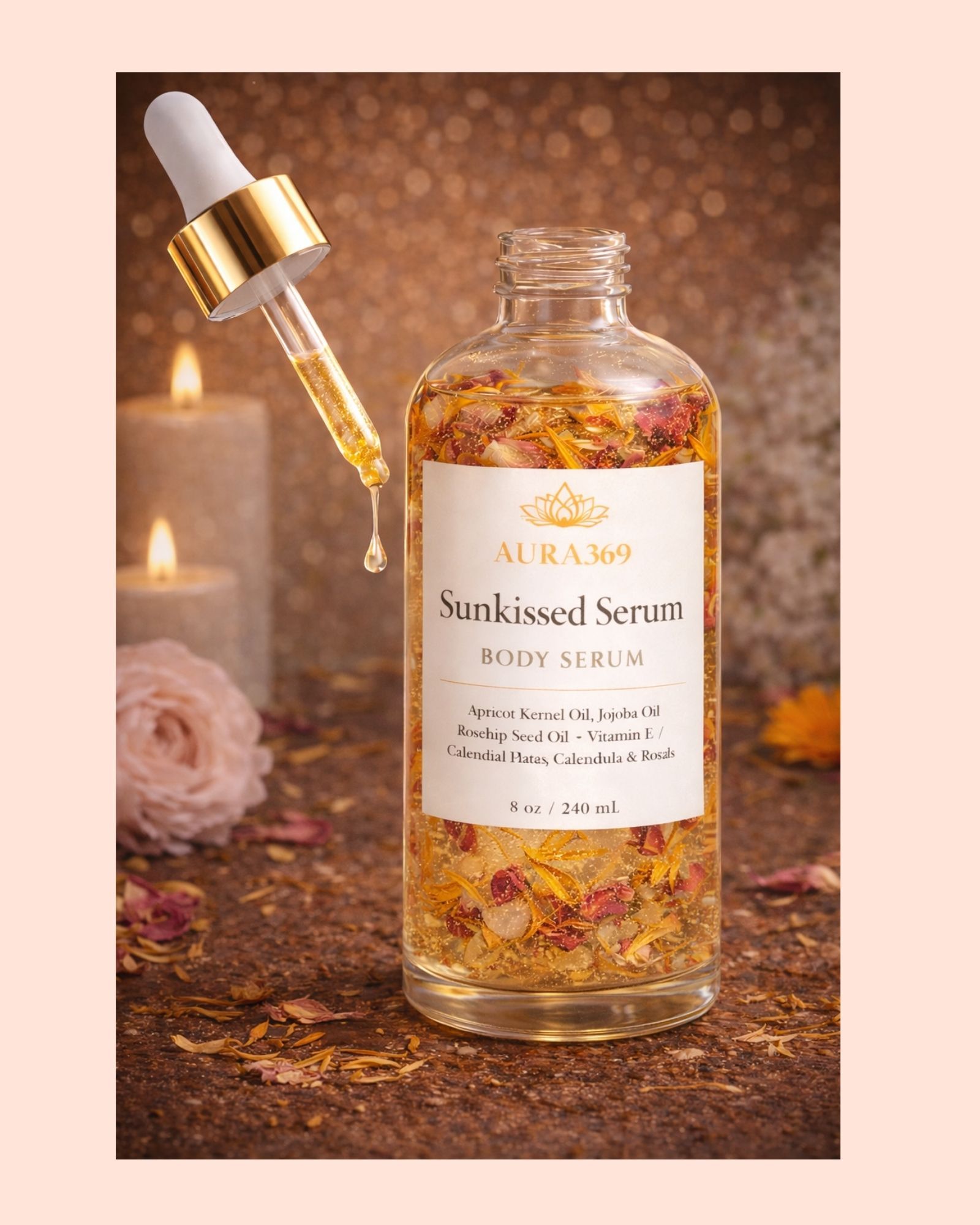 ? AURA369 – Divine Glow Rose Mist