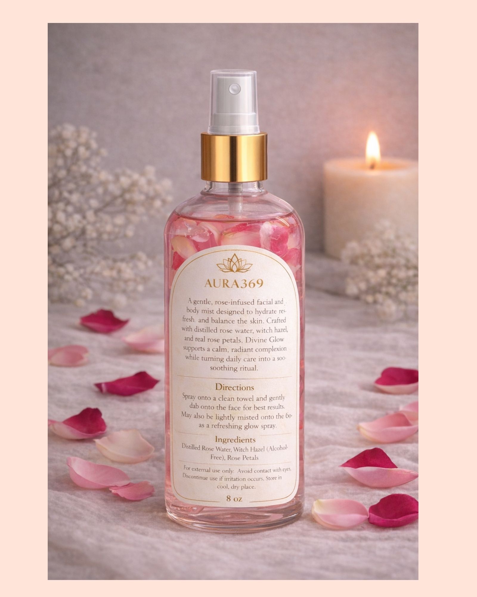 Divine Glow – Woman’s Rose Mist