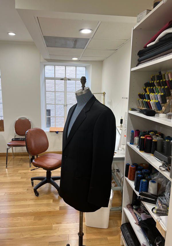suit jacket on mannequin