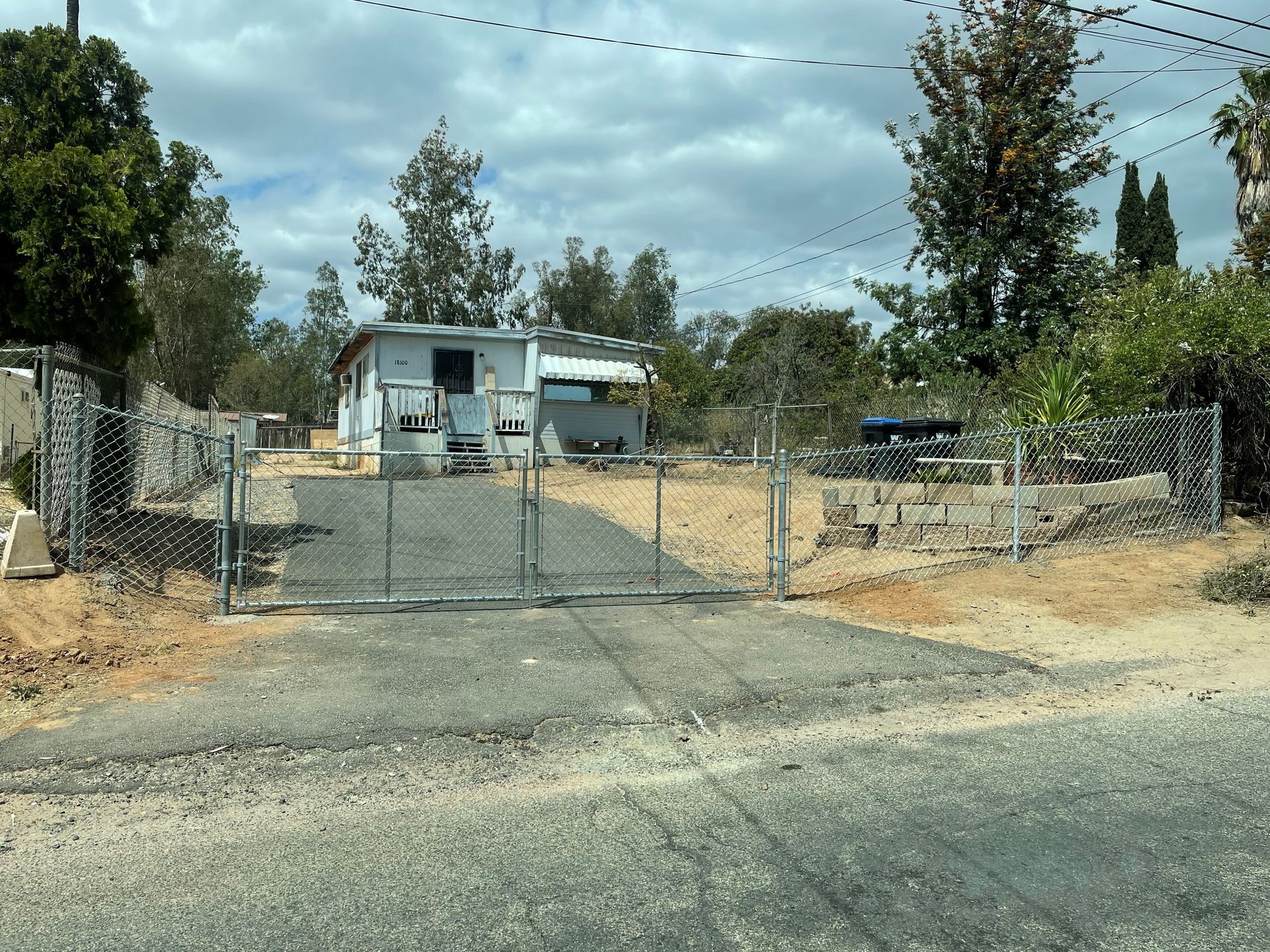 Metal Chain Fence — Nuevo, CA — Golden West Fence