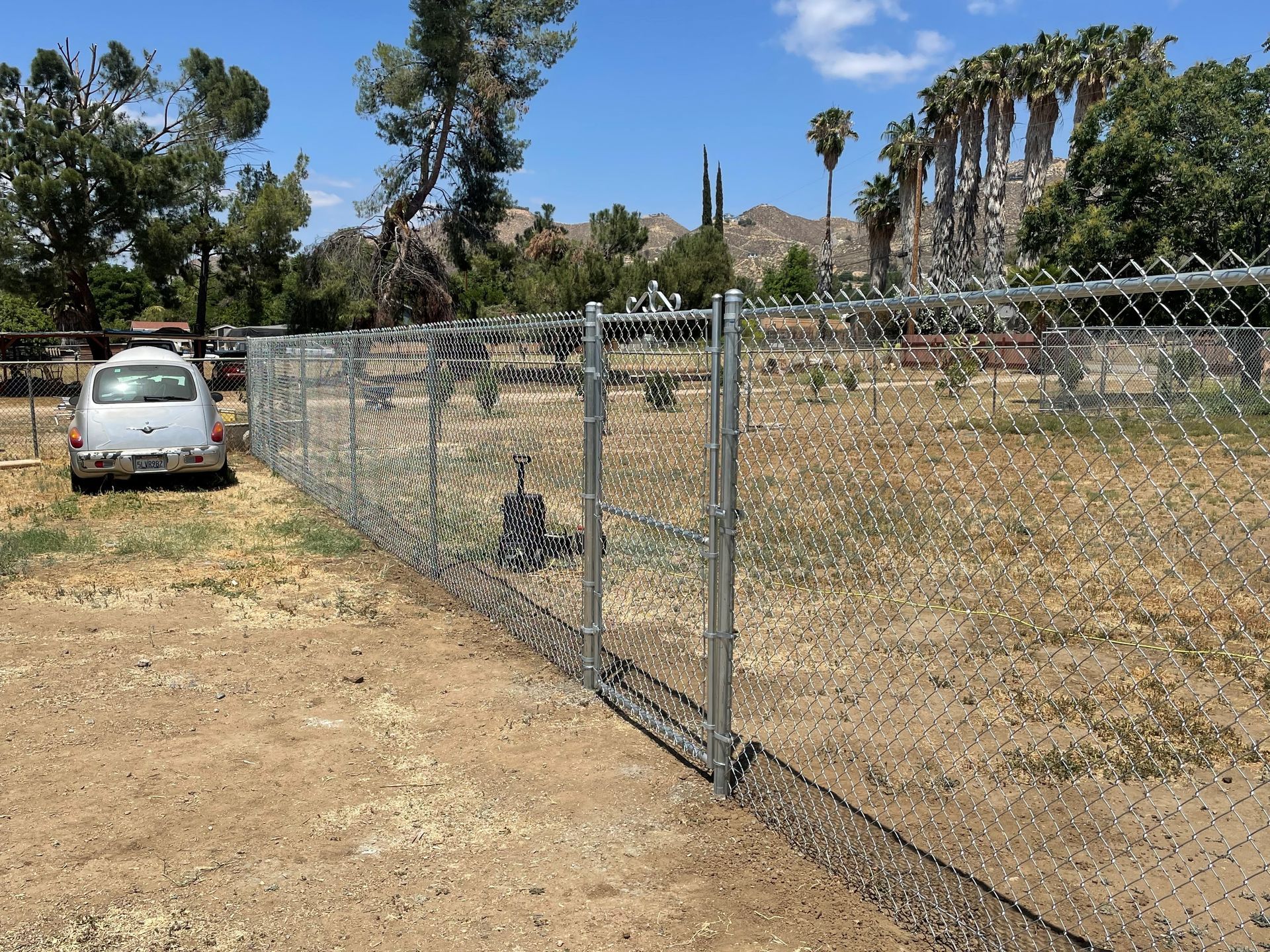 A Chain Link Fence — Nuevo, CA — Golden West Fence