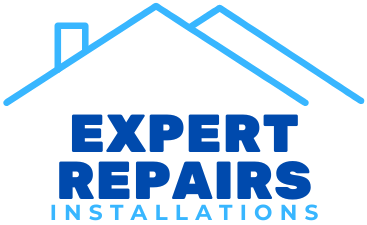 Blue house outline above 