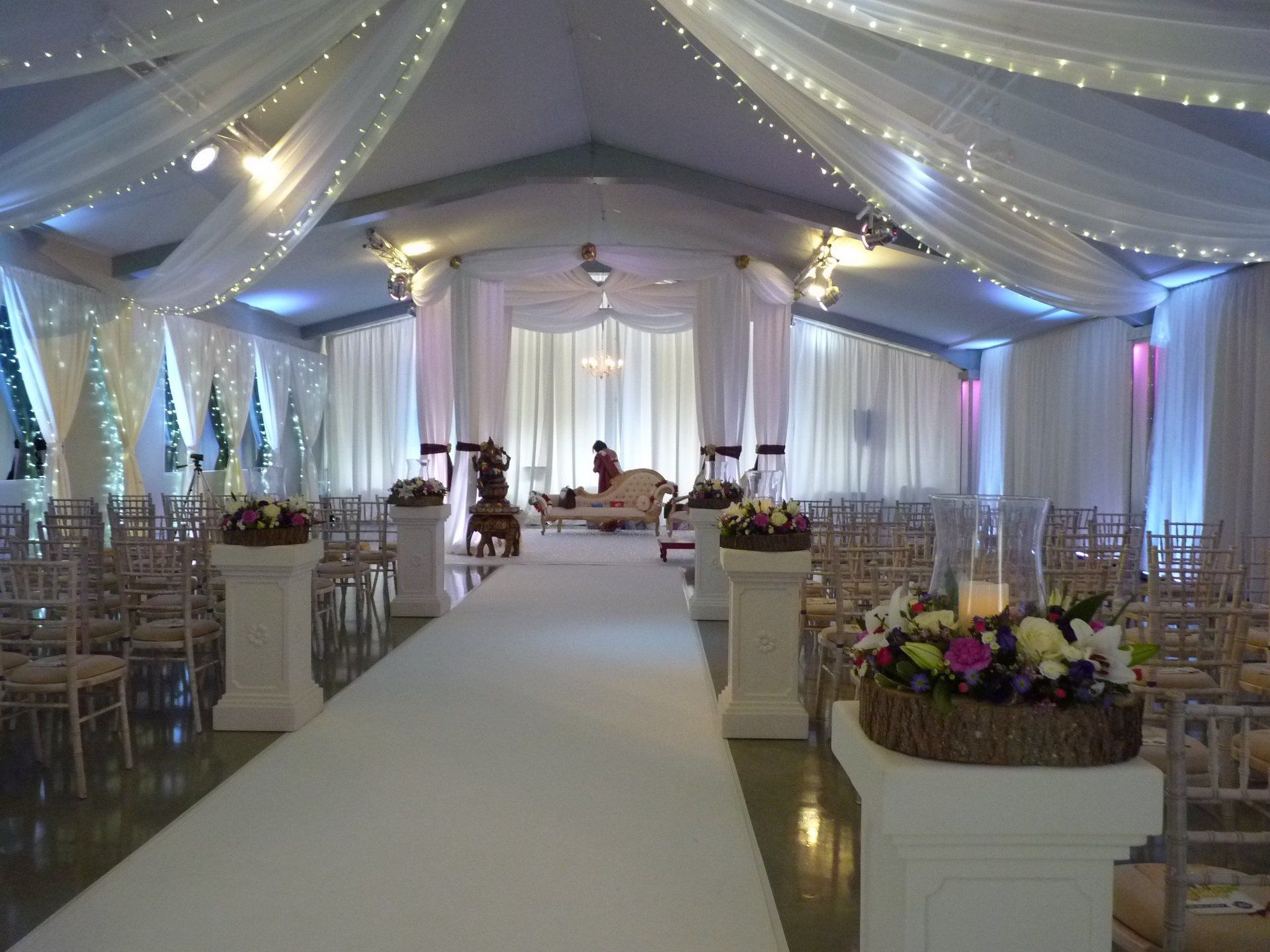 Ladywood Estate Asian Wedding Ceremony Decor