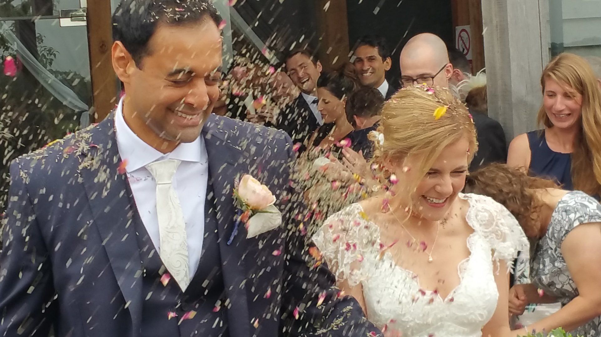 Ladywood Estate Bride and Groom Confetti