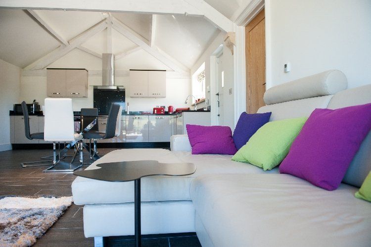 Ladywood Estate Bridal Suite Lounge and Kitchen