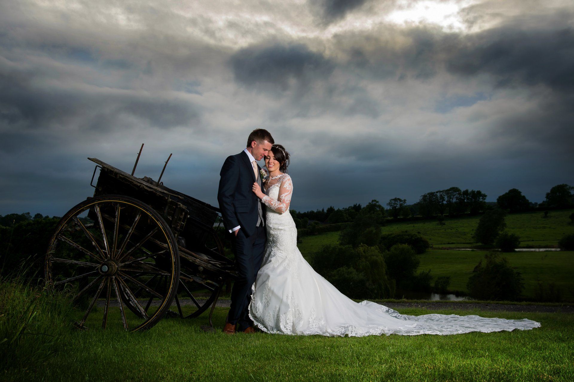 Ladywood Estate English Wedding Bride & Groom Image