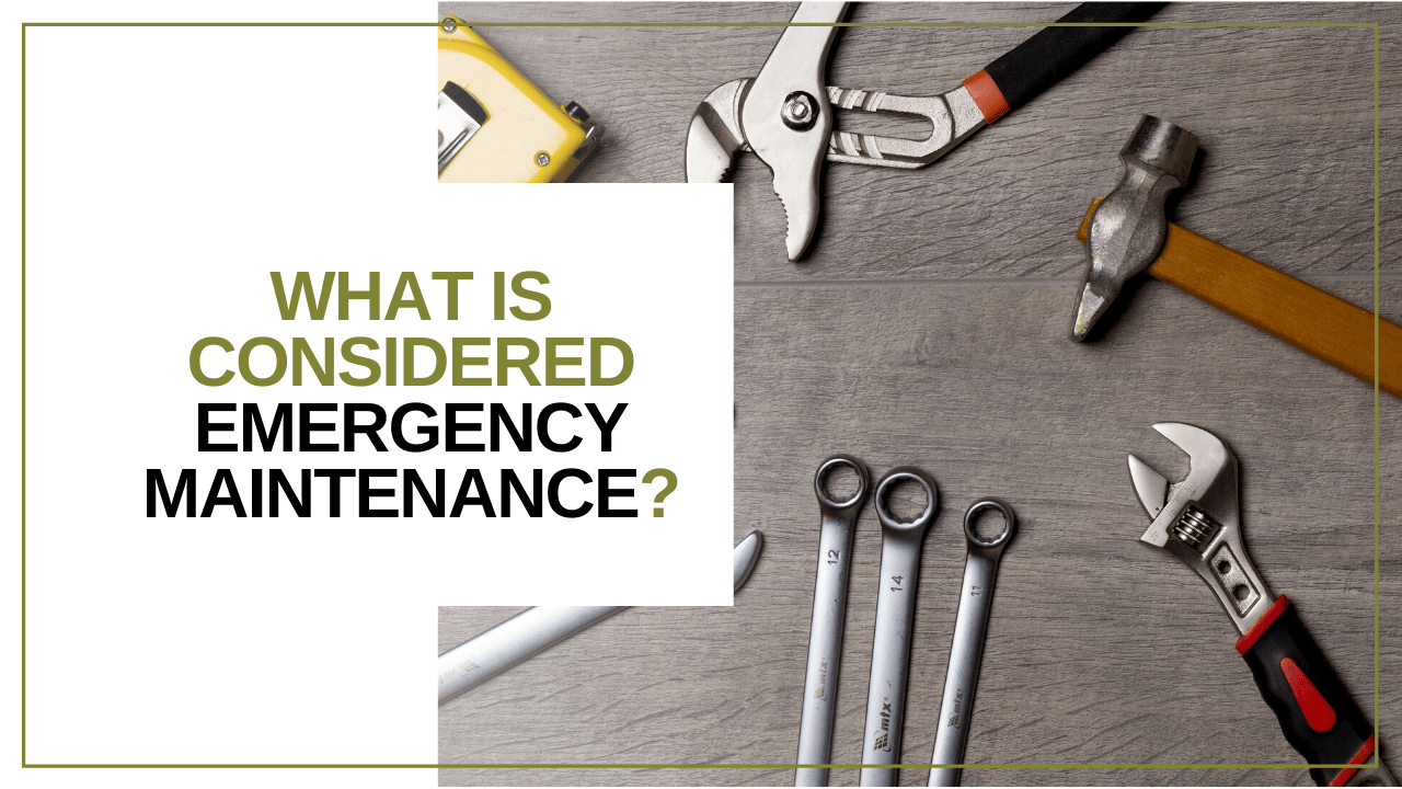 What Is Considered Emergency Maintenance for Florida Rental Property? - Article Banner