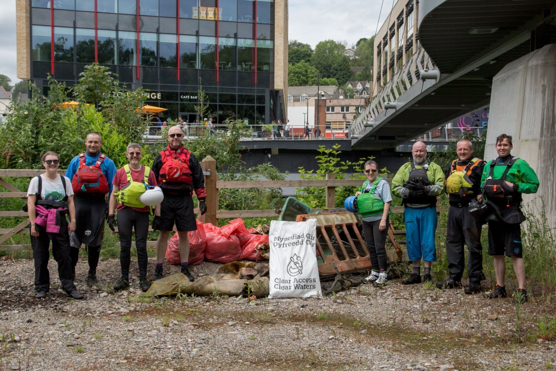 Cardiff Canoe Club makes an early start to The BigPaddleCleanup