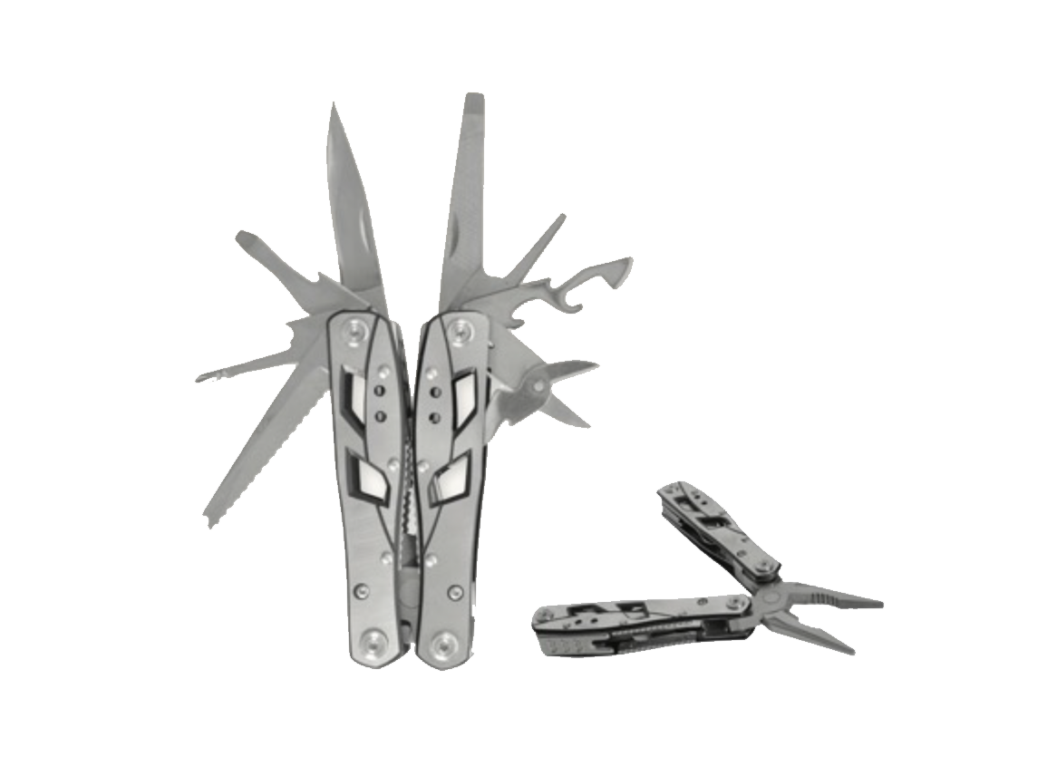 Teal backpack, shoes, lunch, water bottle, rain jacket, and fruit on wooden surface.