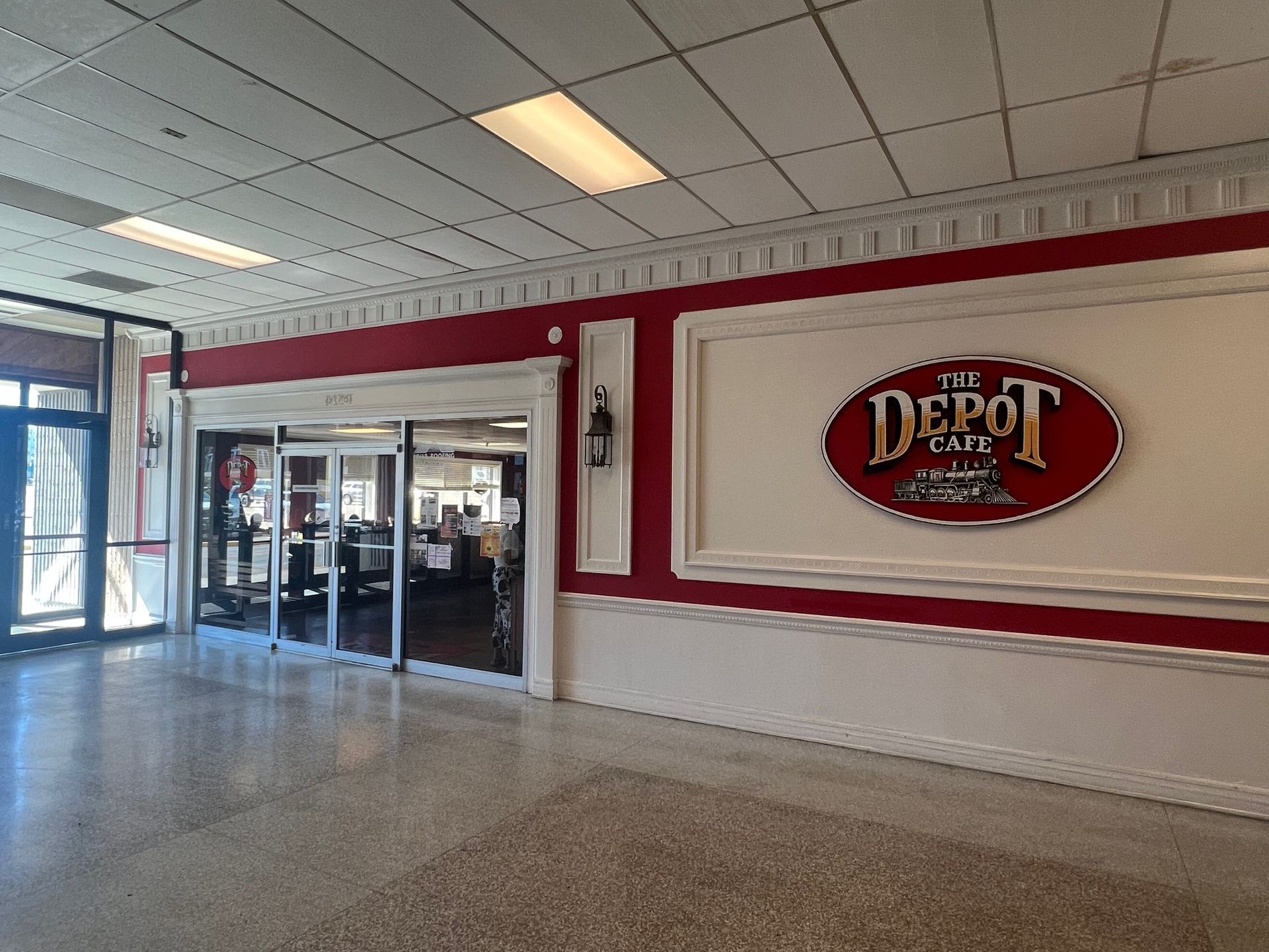 The Depot Cafe in located in the Jamestown Business Center in Jamestown, ND.